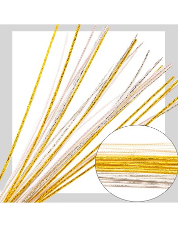 SANQUUQOO Mizuhiki Set, Includes Mizuhiki String, Mizuhiki Decorations, Approximately 90cm Long, 3 Colors, 10 Pieces Each