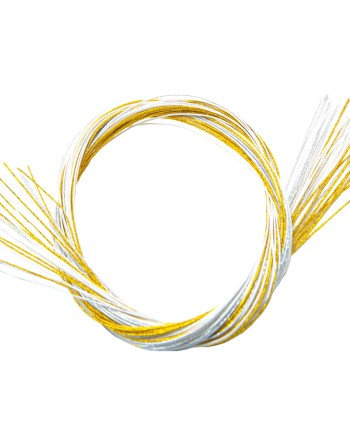 SANQUUQOO Mizuhiki Set, Includes Mizuhiki String, Mizuhiki Decorations, Approximately 90cm Long, 3 Colors, 10 Pieces Each