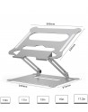 SANQUUQOO Laptop Stand Work from Home Laptop Stand PC Stand PC Holder Tablet Stand Foldable Stepless Height Adjustable Improves 