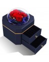 Preserved Flower Jewelry Box Sanquuqoo Christmas Gift Anniversary Gift Girlfriend Gift Women Popular Birthday Non-Withering Flow